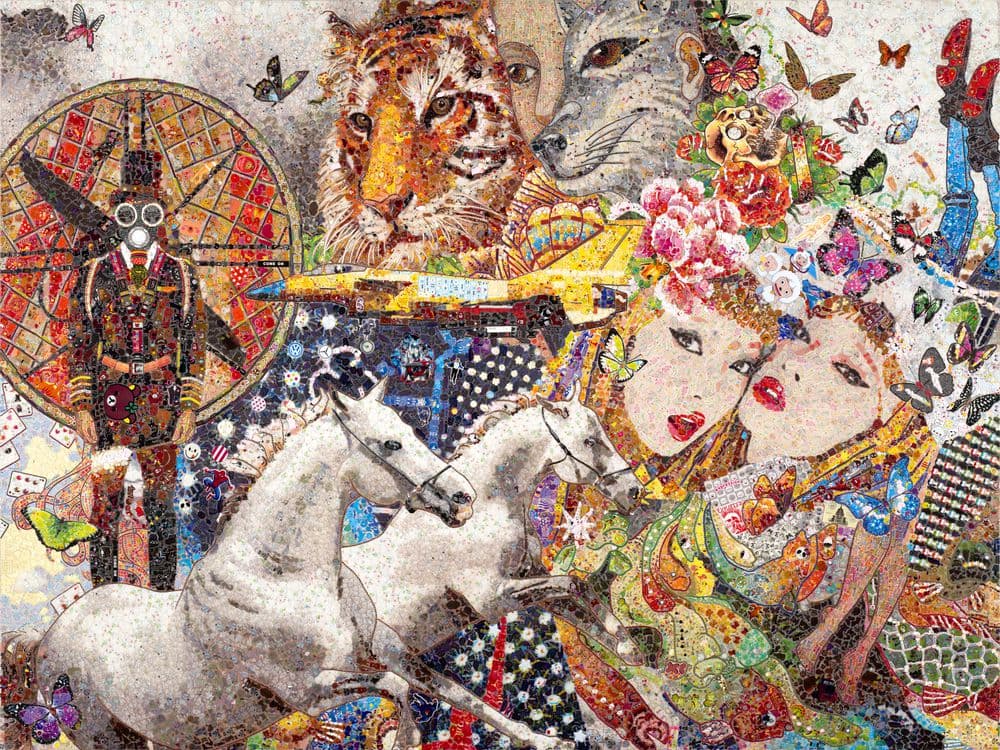 Mixed media on canvas 1