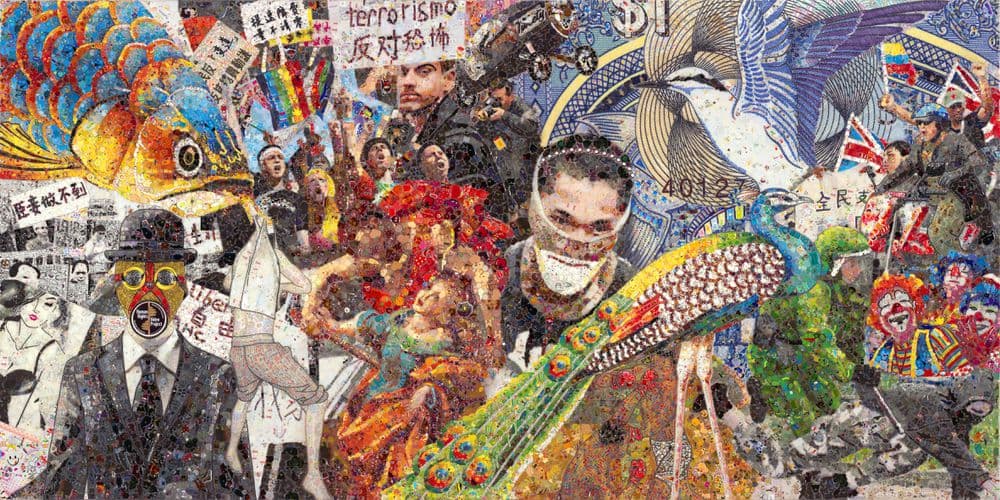 Mixed media on canvas 2