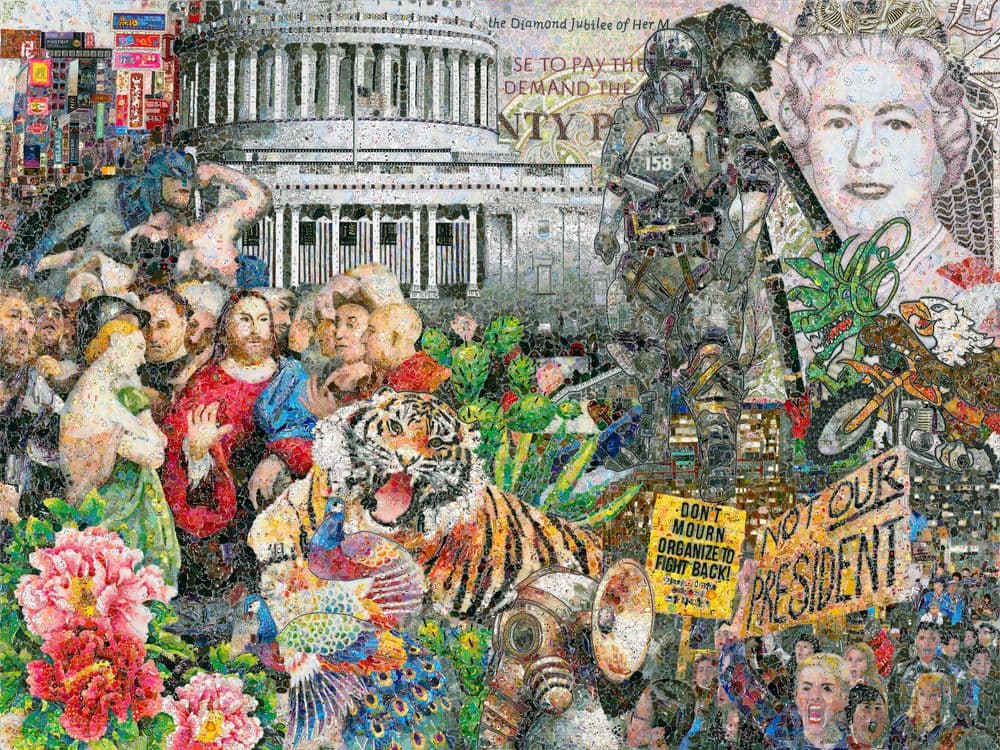 Mixed media on canvas 3