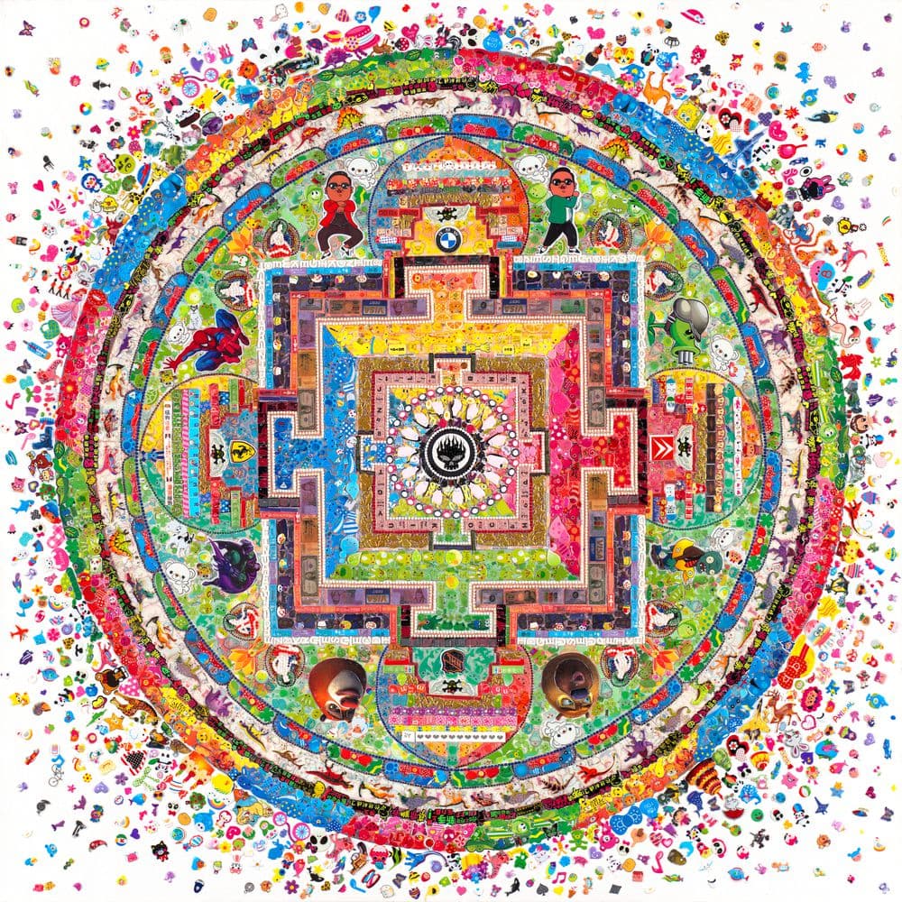 Mixed media on canvas 5