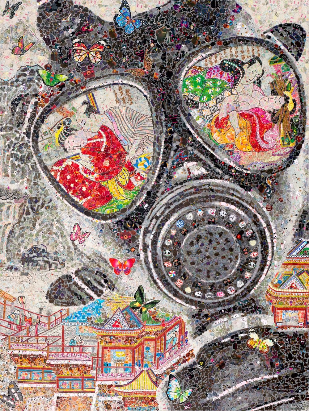 Mixed media on canvas 8