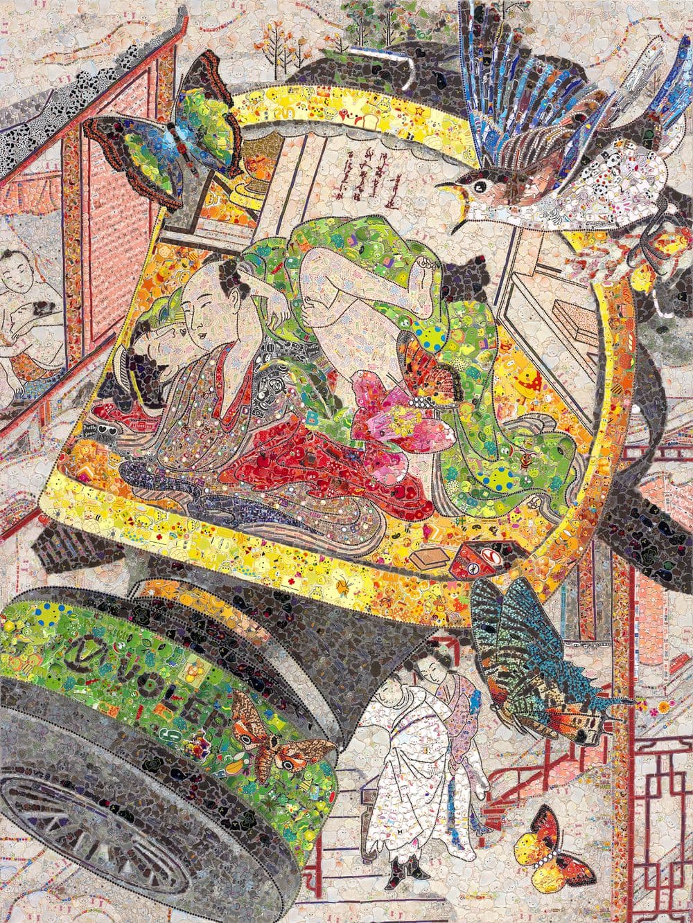 Mixed media on canvas 9